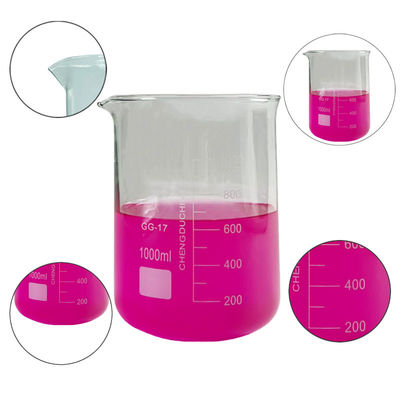 quality  OEM Glass Measuring Laboratory Beaker 1000ml Customizable factory