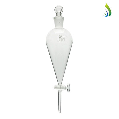 250ml 500ml 1000ml Glass Pear Shaped Separatory Laboratory Funnels Separating Funnel