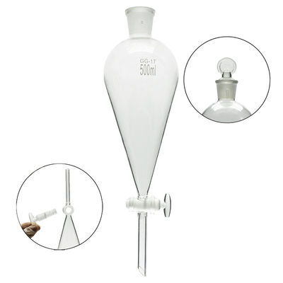 Separating Funnel 500ml Laboratory Funnels Pear Shaped