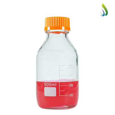 Laboratorium 500 ml Ronde bodem gele schroefglasfles met reagens voor opslag van media
