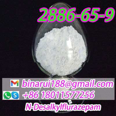 NORFLUDIAZEPAM CAS 2886-65-9 Dealkylflurazepam ความบริสุทธิ์ 99%