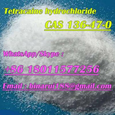 Tetracain Hydrochlorid CAS 136-47-0 Tetracain HCl China Lieferant