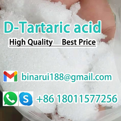 Cas 147-71-7 D-acido tartarico C4H6O6 Acido tartarico additivi alimentari