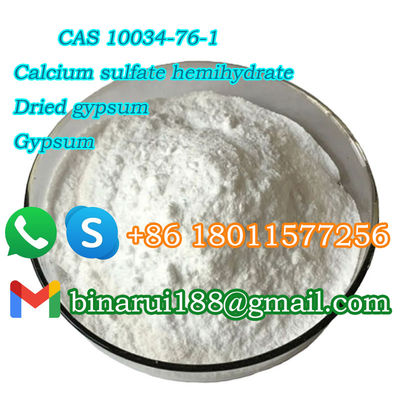 CAS 10034-76-1 Calciumsulfaat Hemihydraat Chemische stoffen Rouwstof Witte kleur