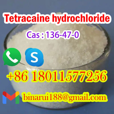 CAS 136-47-0 Tétracaïne Curtacaïne / Tétracaïne HCl Tétracaïne HCl Matières premières pharmaceutiques